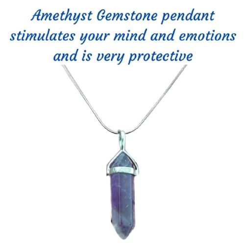 Amethyst Gemstone Pendant